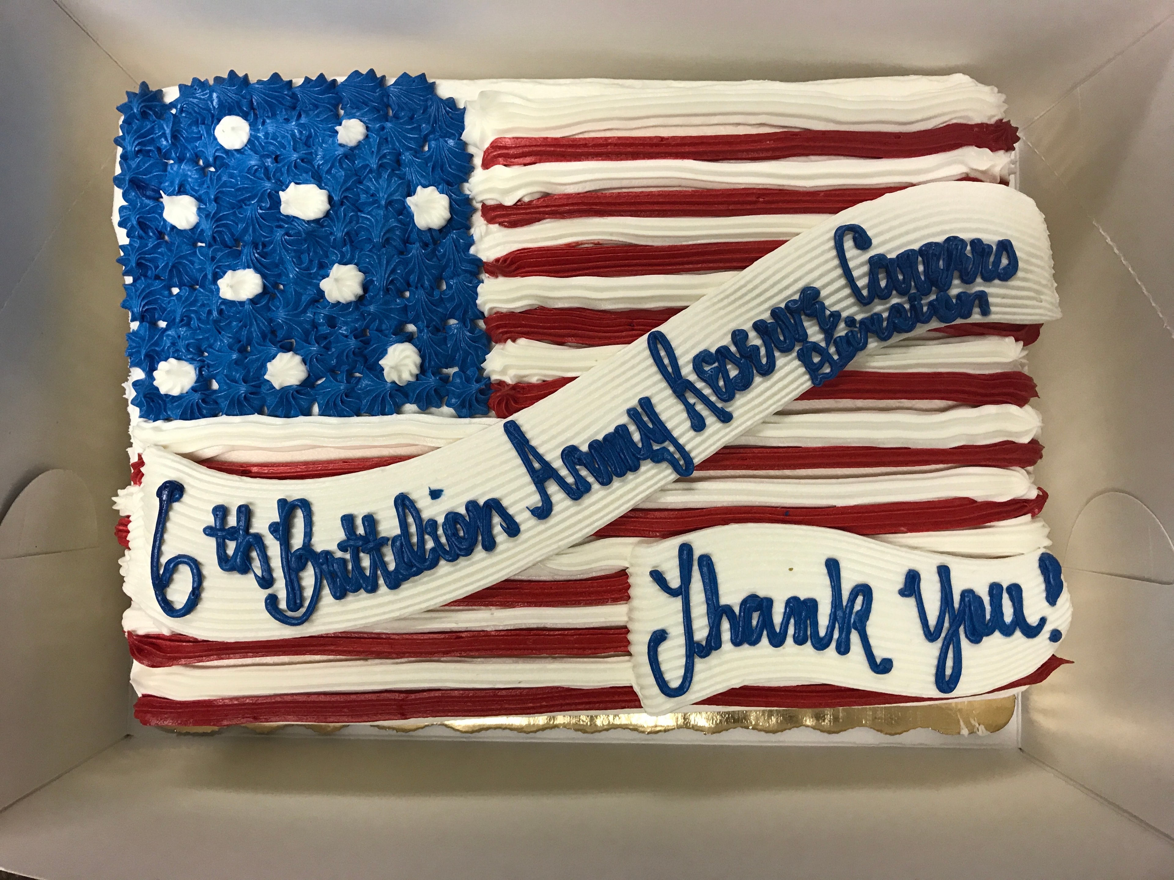 6th Battalion ARCD unit cake, 2017