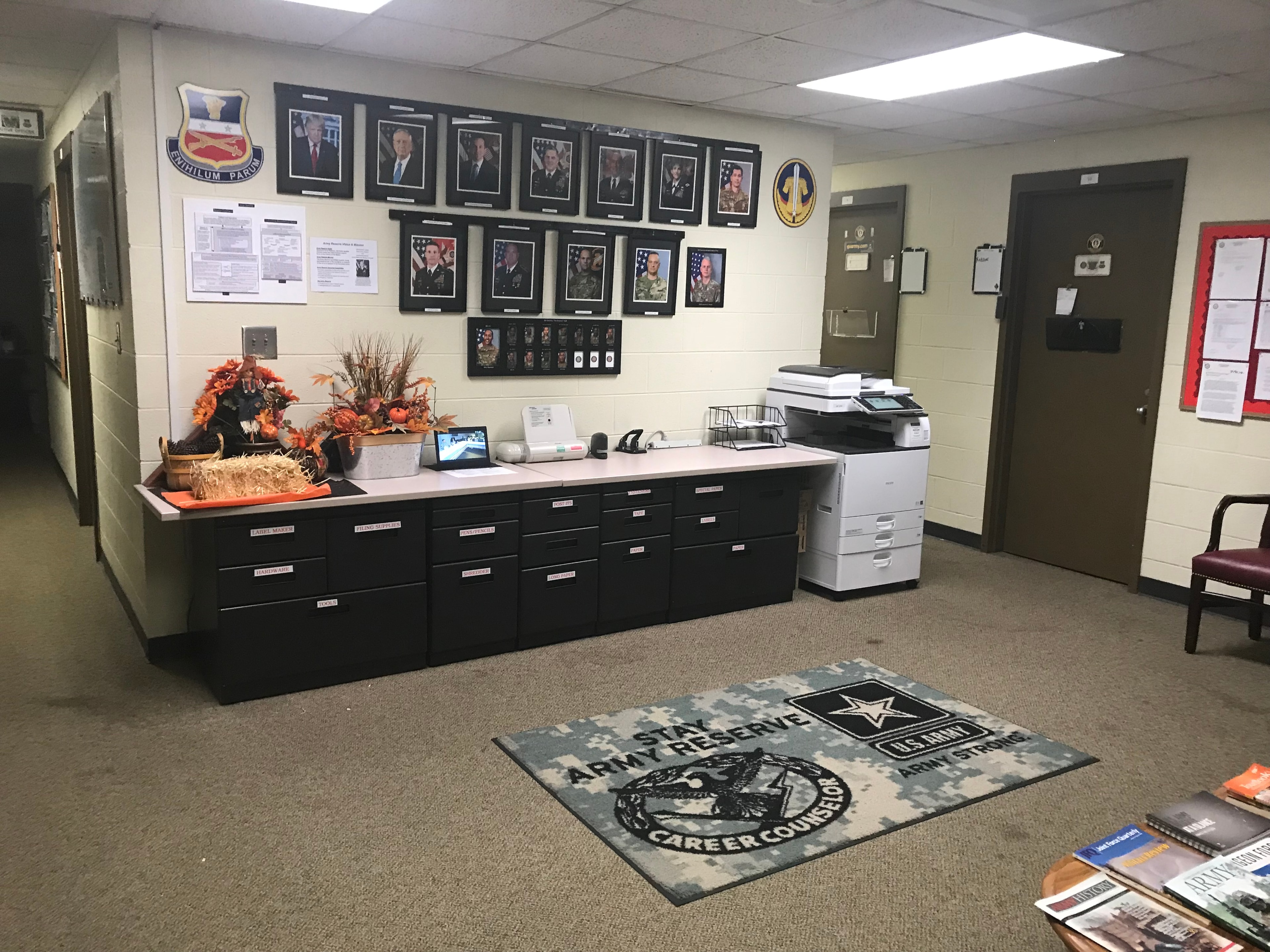 6th Battalion ARCD headquarters common area