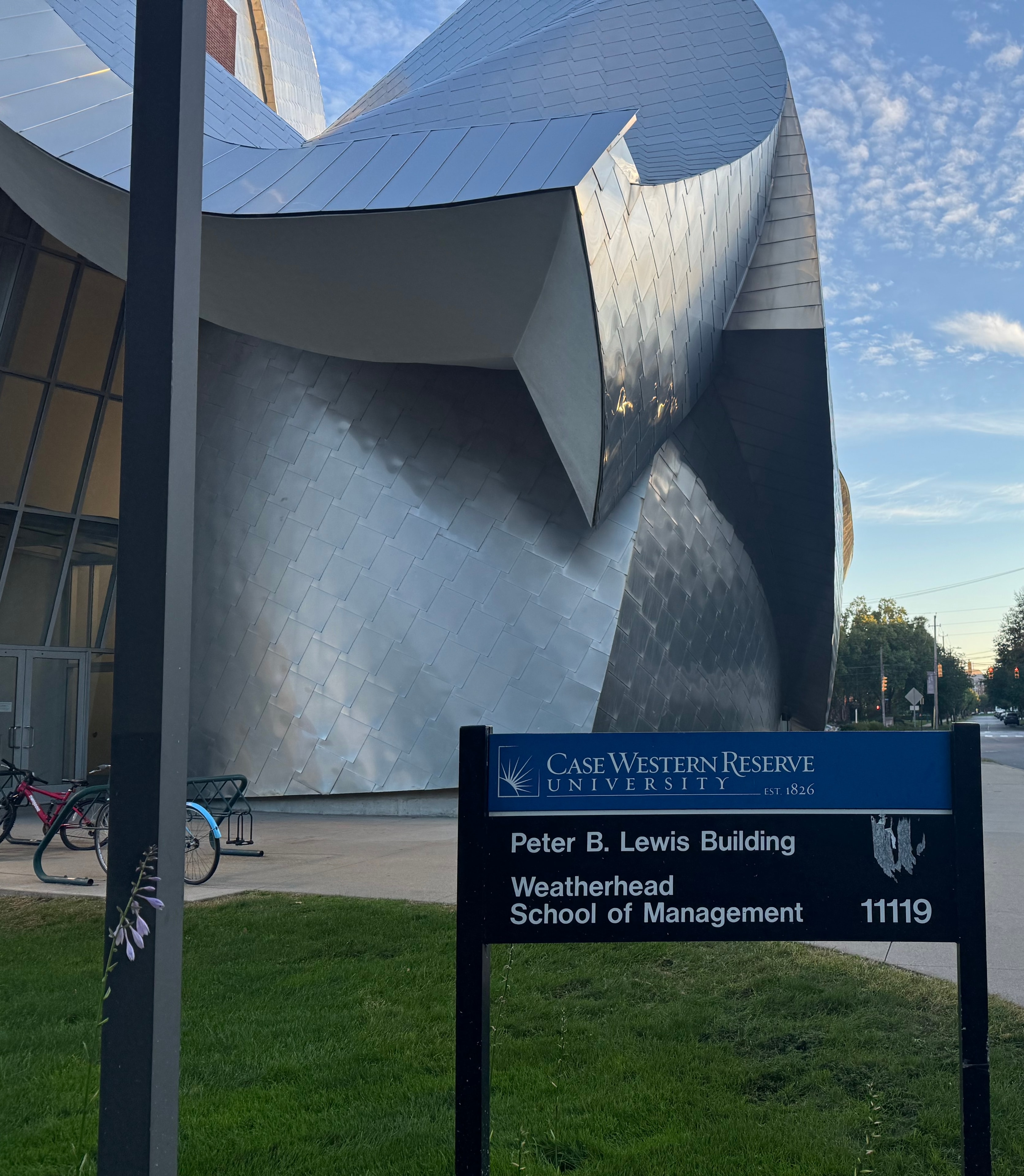 Case Western Reserve University, Weatherhead School of Management campus, Cleveland, Ohio, October 2024
